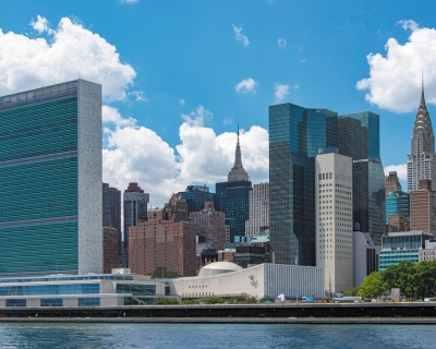 View of the United Nations